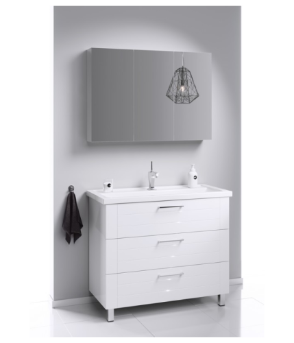 Тумба с умывальником AQWELLA Manchester 101 Белый MAN01103